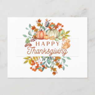 Carte Postale Bon thanksgiving nature 