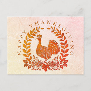 Carte postale bon thanksgiving Turquie