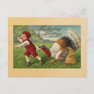Carte postale Bon thanksgiving vintage