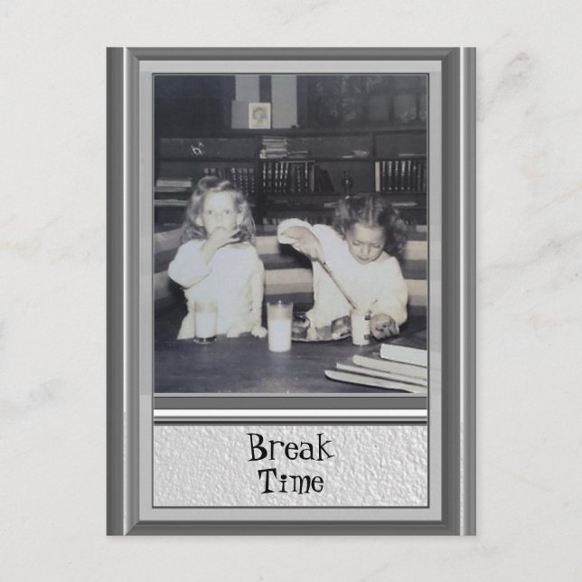 Carte Postale Bon vieux temps (Devant)