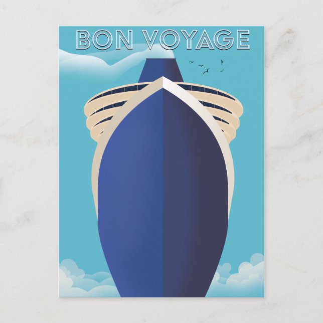 Carte Postale Bon Voyage (Devant)