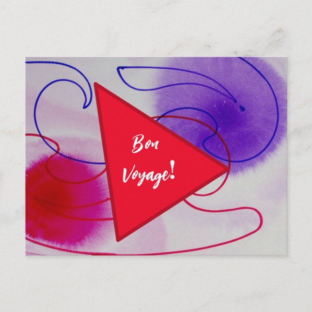 Carte Postale Bon Voyage (Devant)