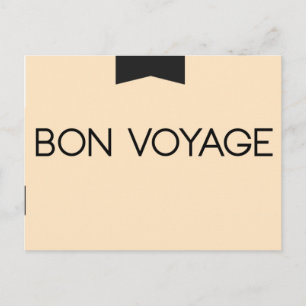CARTE POSTALE BON VOYAGE