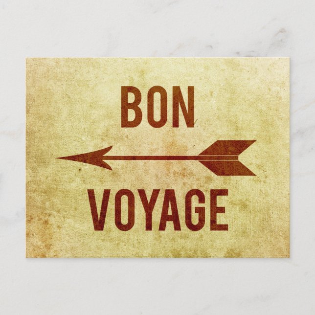 Carte Postale Bon Voyage (Devant)