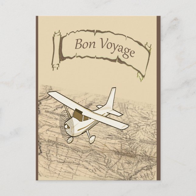 Carte Postale Bon Voyage (Devant)