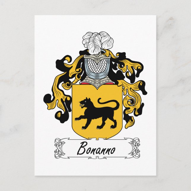 Carte Postale Bonanno Family Crest (Devant)