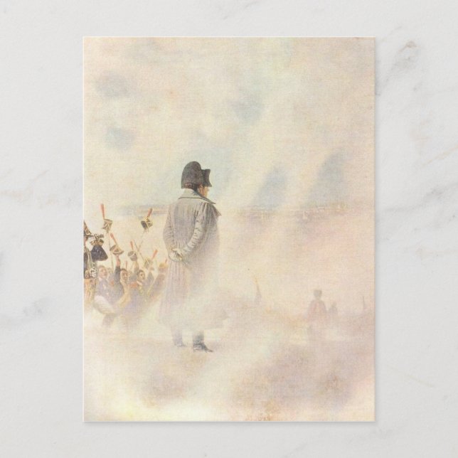 Carte Postale Bonaparte avant Moscou (Devant)