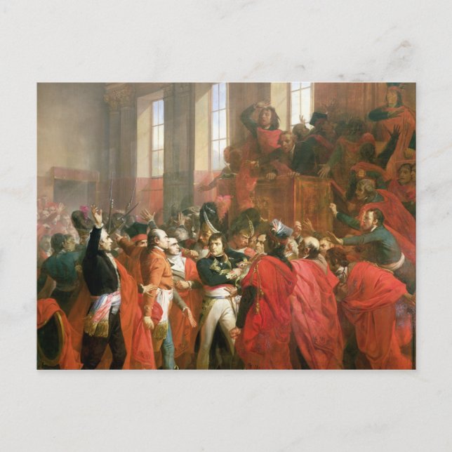 Carte Postale Bonaparte et Conseil des Cinq Cent à St. (Devant)