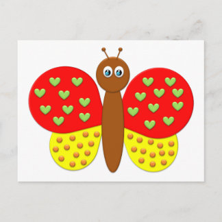 Carte postale BonBon Imaginaire Papillon