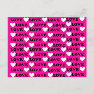 Carte Postale BonBon Tout est question d'amour - Je t'aime
