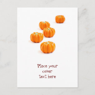 Carte Postale Bonbons de citrouille d'Halloween