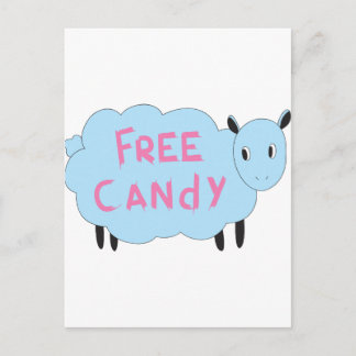 Carte Postale Bonbons Gratuits