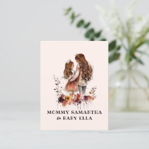 Carte Postale Bond adorable maman et fille (10)