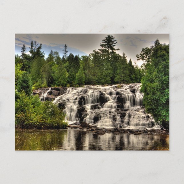 Carte Postale Bond Falls, Michigan (Devant)