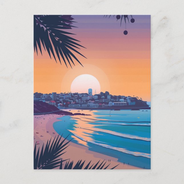 Carte Postale Bondi Beach, Australie (Devant)