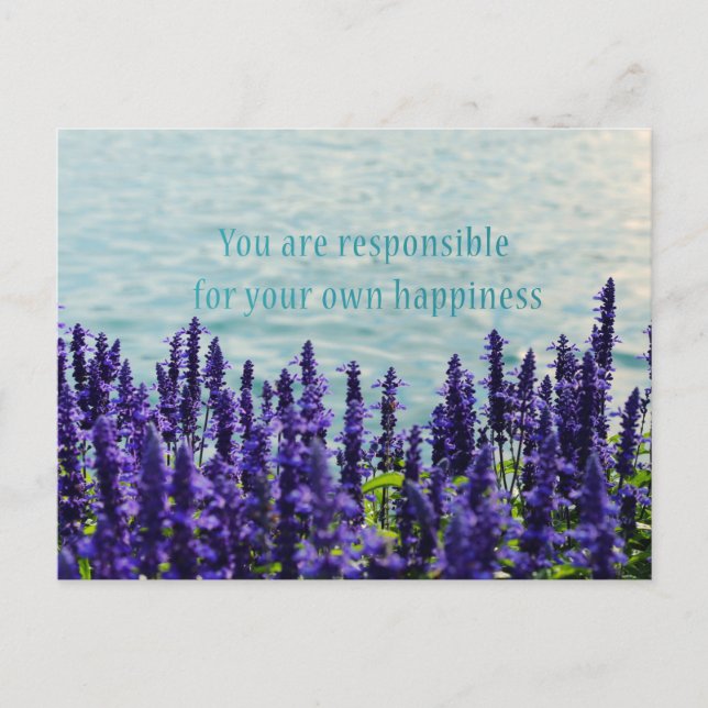 Carte Postale Bonheur (Devant)