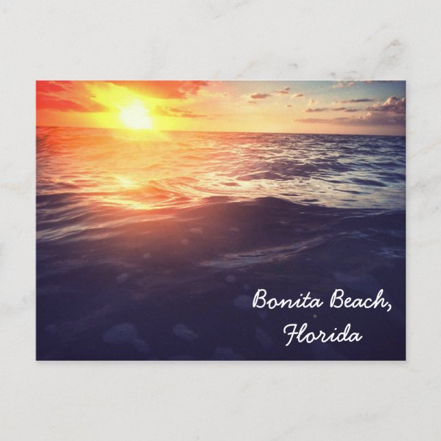 Carte postale Bonita Beach Sunset (Devant)