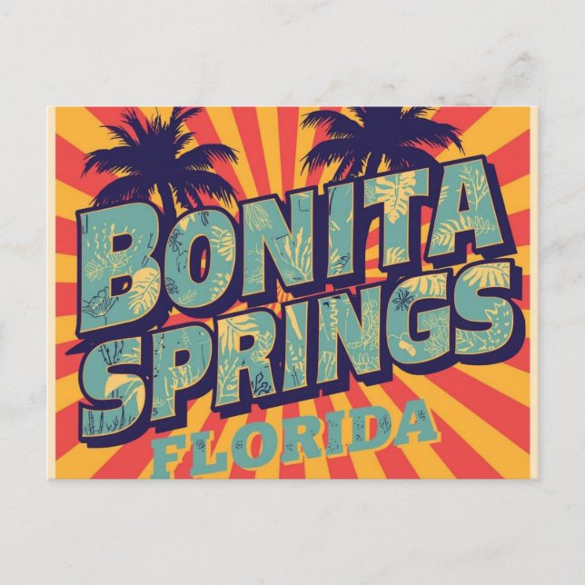 Carte Postale Bonita springs dreaming (Devant)