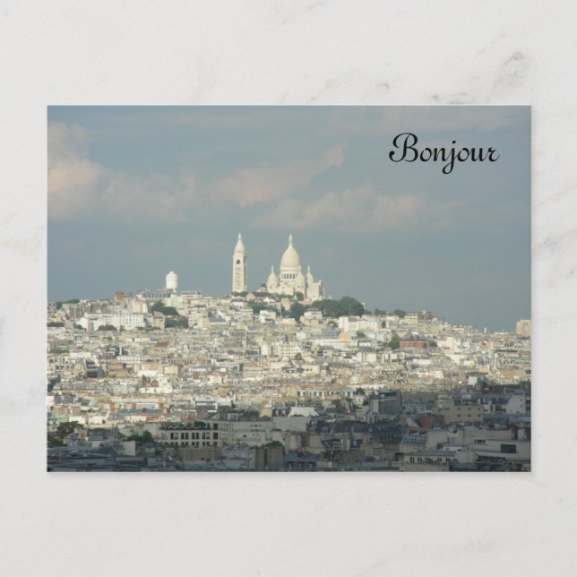 Carte Postale Bonjour (Devant)