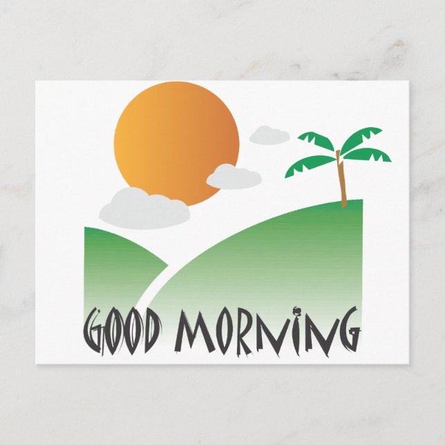 Carte Postale Bonjour (Devant)