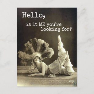 Carte Postale Bonjour Danseur Vintage Is It Me Vous cherchez