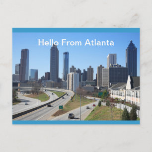 Carte Postale Bonjour De    AtlantaPostcard