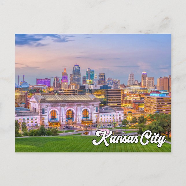 Carte Postale Bonjour De Belle Kansas City, Missouri, États-Unis (Devant)