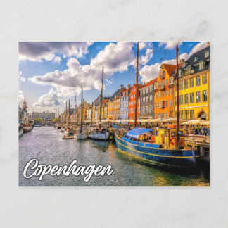 Carte Postale Bonjour De Copenhague, Danemark