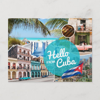 Carte Postale Bonjour de Cuba