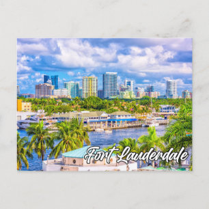 Carte Postale Bonjour De Fort Lauderdale, Floride, États-Unis