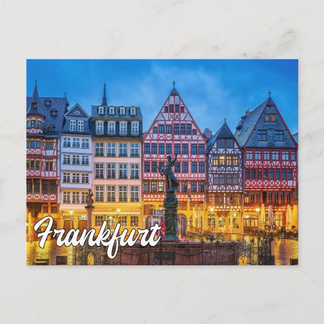 Carte Postale Bonjour De Francfort, Allemagne (Devant)