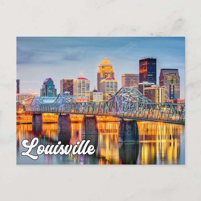 Carte Postale Bonjour De Louisville, Kentucky, USA (Devant)