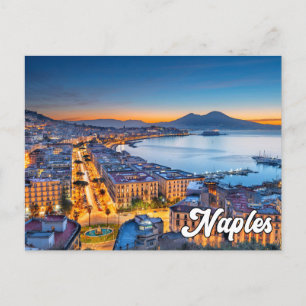 Carte Postale Bonjour De Naples, Italie
