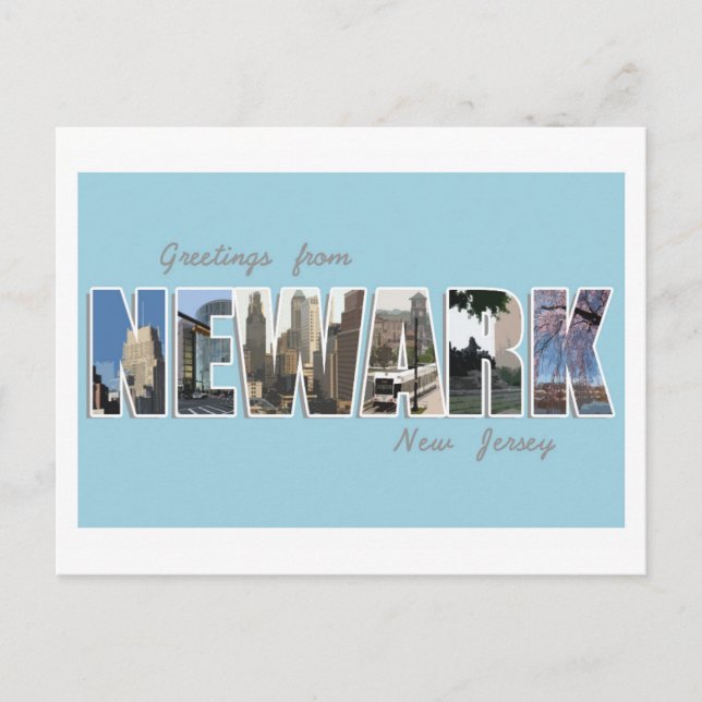 Carte Postale Bonjour De Newark, New Jersey - POSTCARD (Devant)