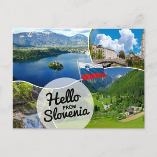 Carte Postale Bonjour de Slovénie