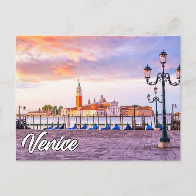 Carte Postale Bonjour De Venise, Italie (Devant)