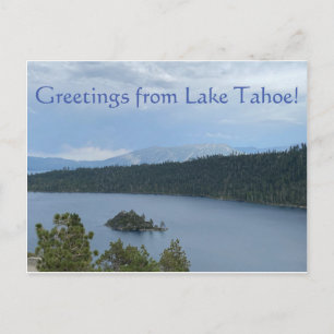 Carte Postale Bonjour depuis le lac Tahoe !