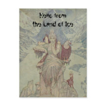 bonjour du pays de glace; je suis la reine