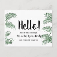 Bonjour, Editable Nous sommes Nouveaux dans le Qua