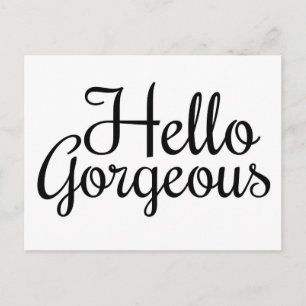 Carte postale Bonjour magnifique