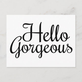 Carte postale Bonjour magnifique