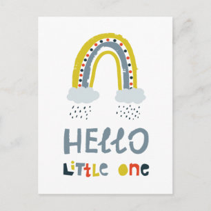 Carte Postale Bonjour Mon Petit Un Arc En Arc En Arc