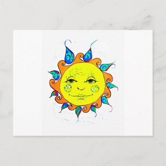 Carte Postale Bonjour Sunshine (Devant)