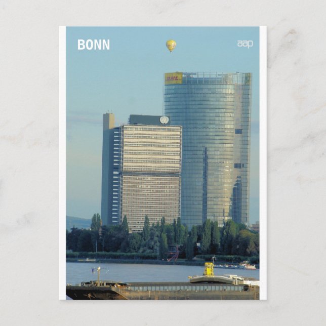 Carte Postale Bonn, Allemagne, Rhin (Devant)