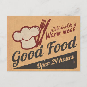 Carte Postale Bonne alimentation