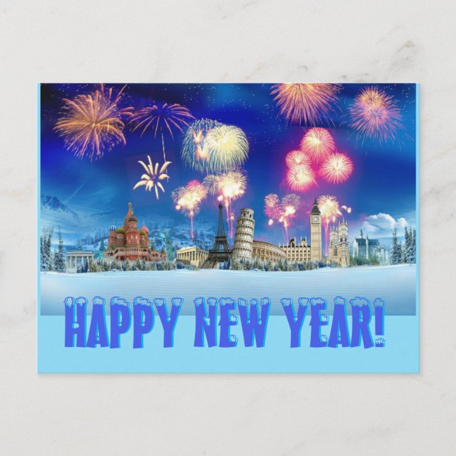 Carte Postale Bonne année ! (Devant)