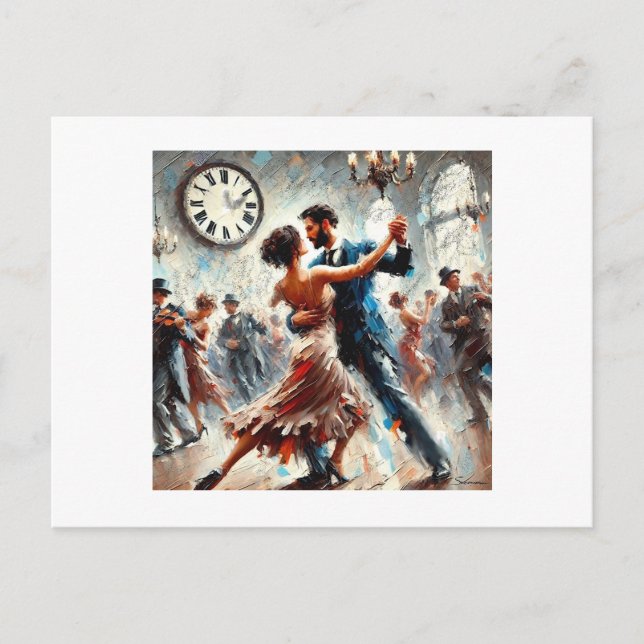 Carte Postale Bonne année, (Devant)