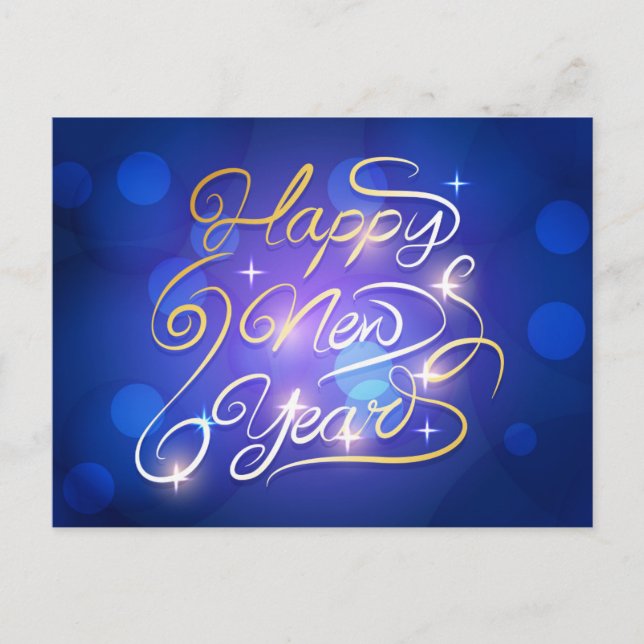 Carte Postale Bonne année (Devant)