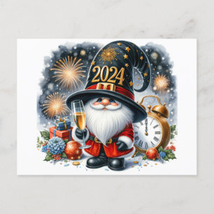 Carte Postale Bonne année 2024