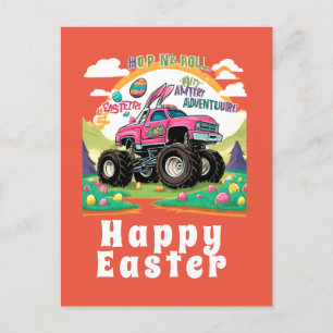 Carte Postale Bonne aventure de camion Monster de Pâques